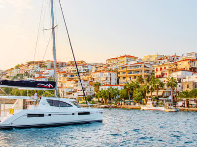 Sailing in Greece.